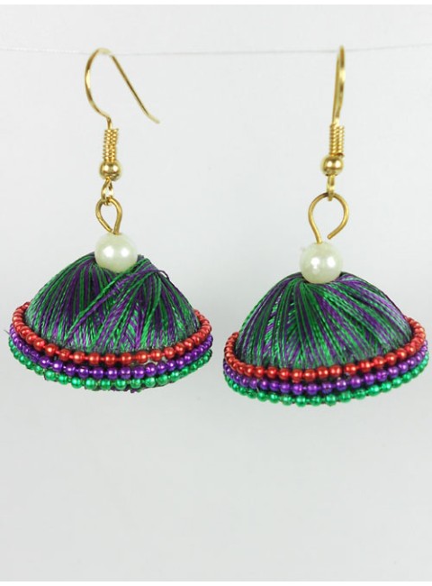 Silk Thread Earrings